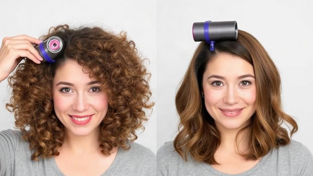 Как выбрать насадки для Dyson Airwrap под тип волос. Как подобрать насадку по длине волос
