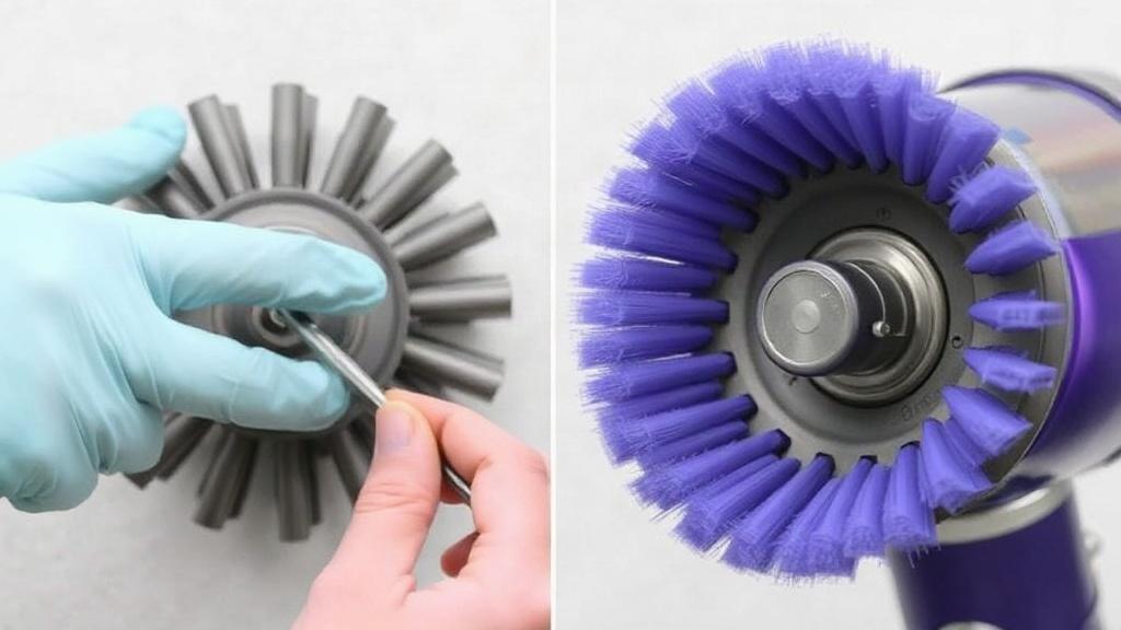 Чистка турбины и щеток пылесоса Dyson. Что подготовить перед работой