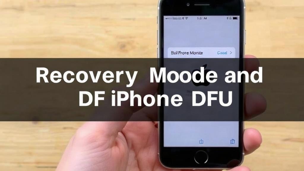 Как использовать режим восстановления и DFU на iPhone. На что обратить внимание после восстановления