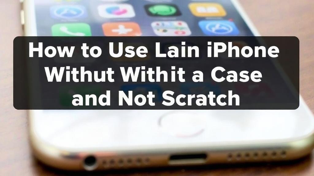 Как использовать iPhone без чехла и не поцарапать. Почему iPhone вообще царапается, даже если с ним обращаться аккуратно
